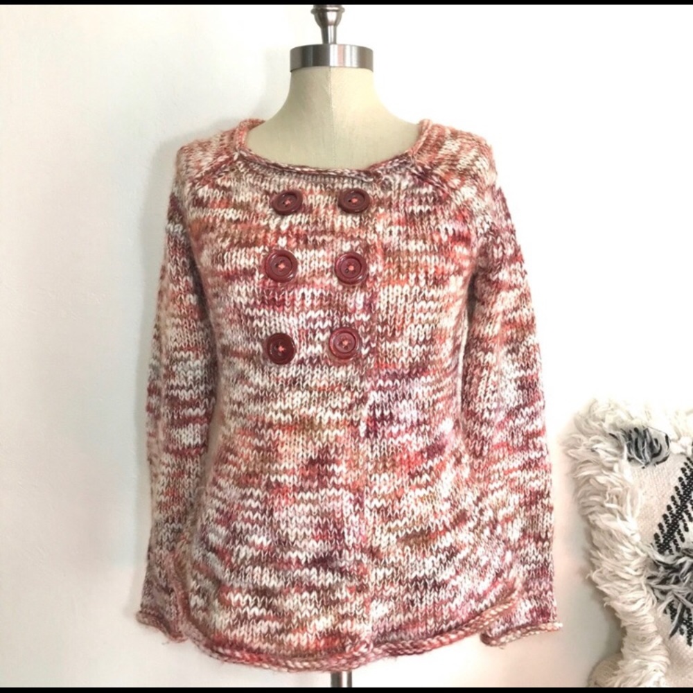 Sleeping on snow Anthro wool cardigan medium